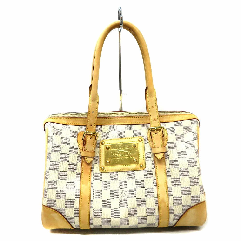 Louis Vuitton Berkeley Damier Ebene Shoulder Bag Brown